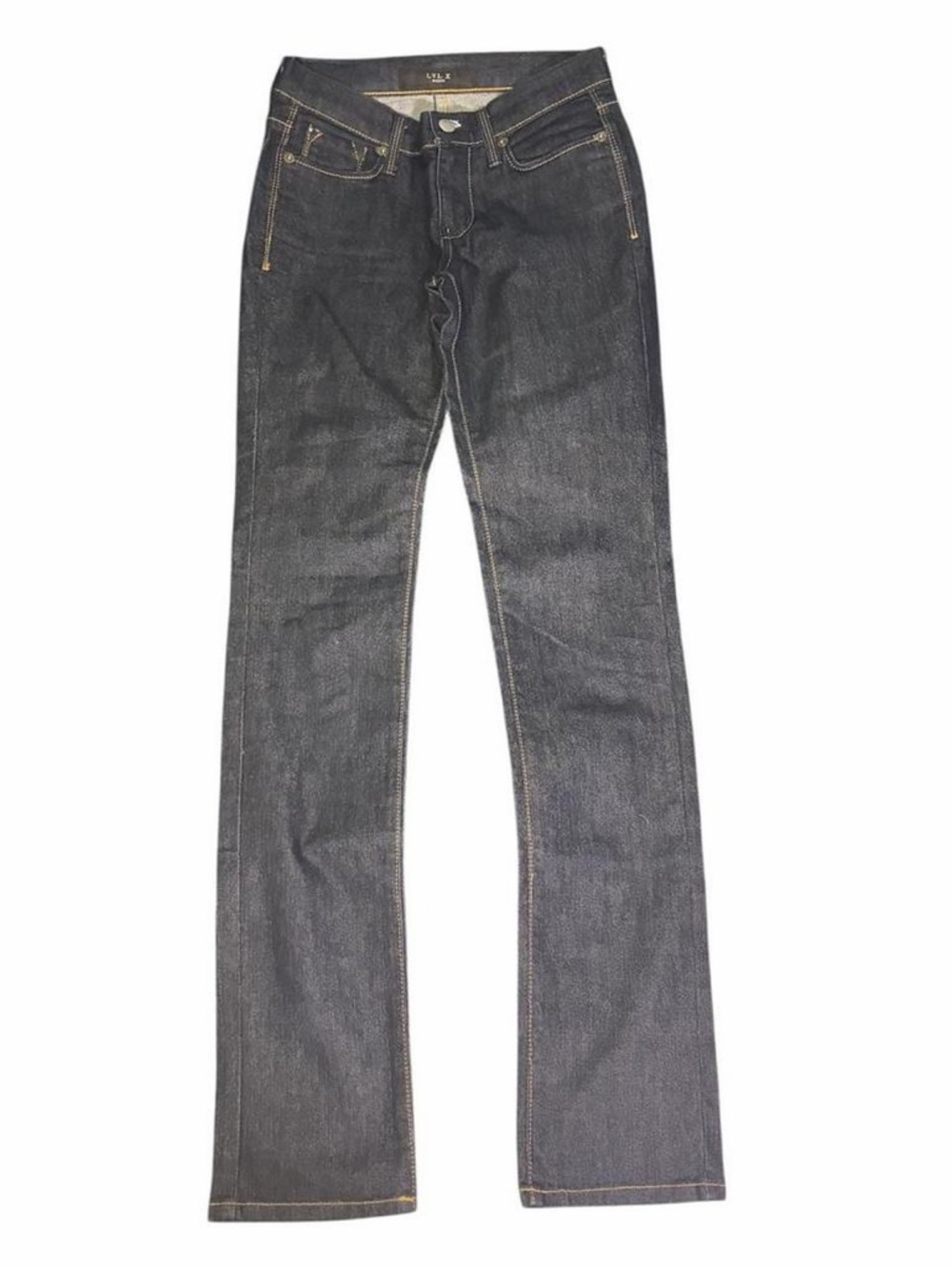 LVLX Denim Dark Wash Low Rise Jeans Key Details